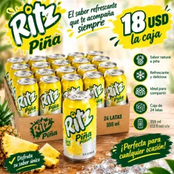 Caja de refresco de lata