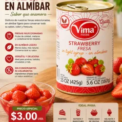 Fresa en almíbar