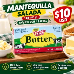 Mantequilla Salada Paquete de 4 barras