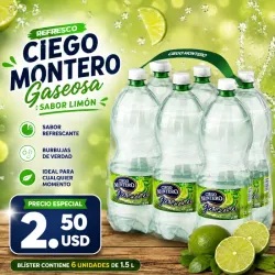 Refresco gaseado de limón