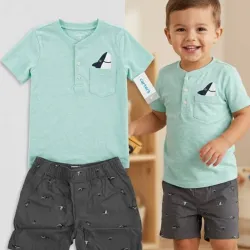 Conjunto de niño (short y pulover)