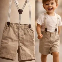 Short de Niño con Tirantes