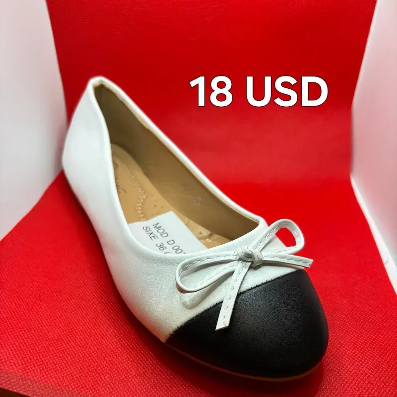 Ballerina bicolor con lazo 