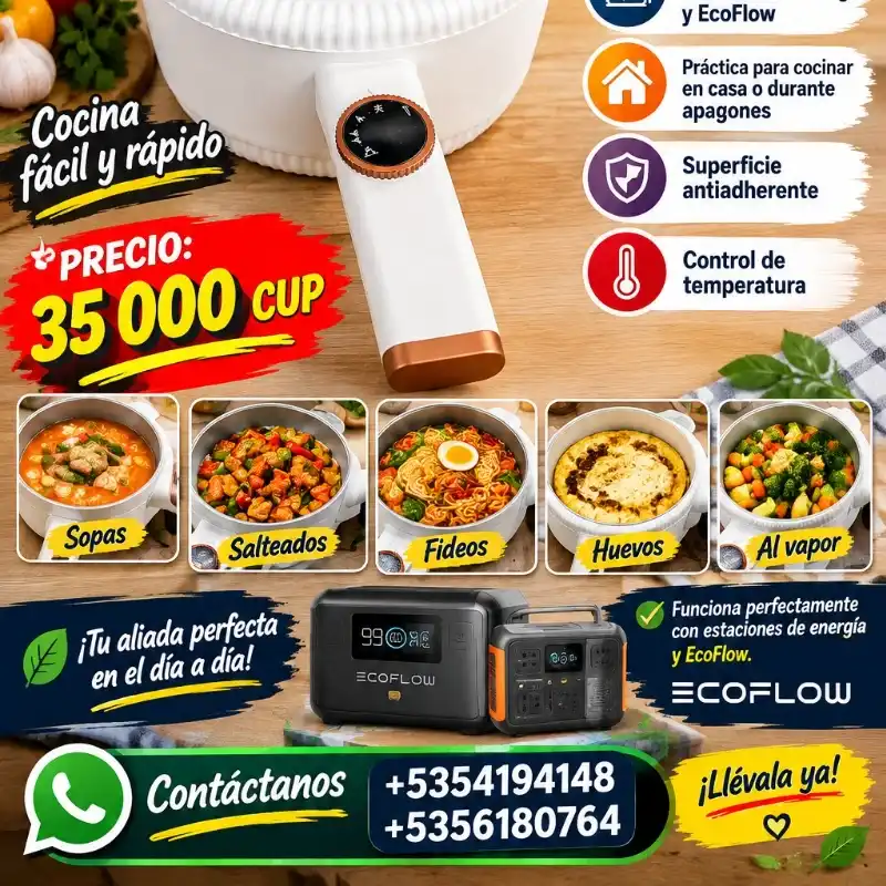 Ollas para Ecoflow y estaciones de energía