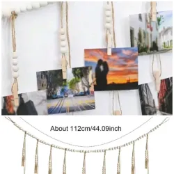 Cadeneta de bolas blancas 