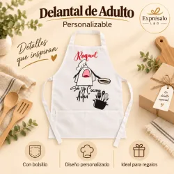 Delantal Blanco Adultos
