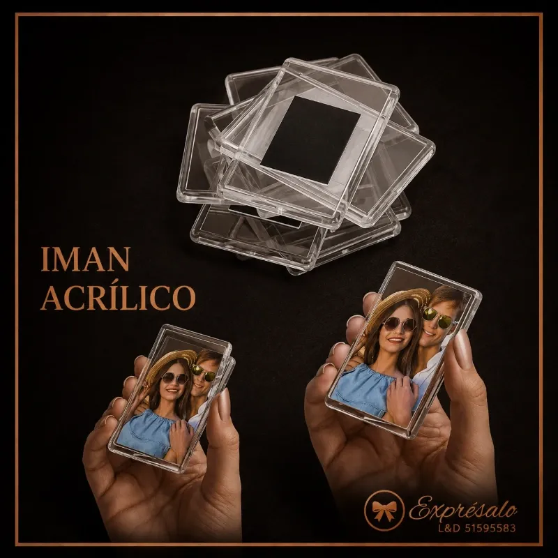 Iman de acrílico