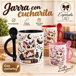 Jarra con cucharita