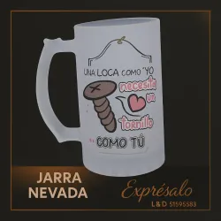 Jarra nevada cervecera 