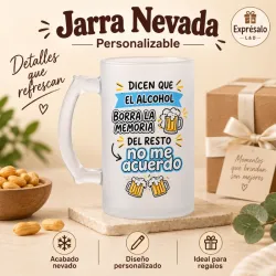 Jarra nevada cervecera 