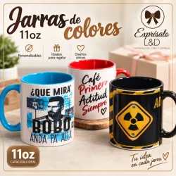 Jarras de colores 