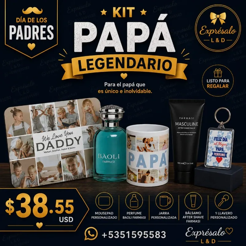 👑 KIT PAPÁ LEGENDARIO