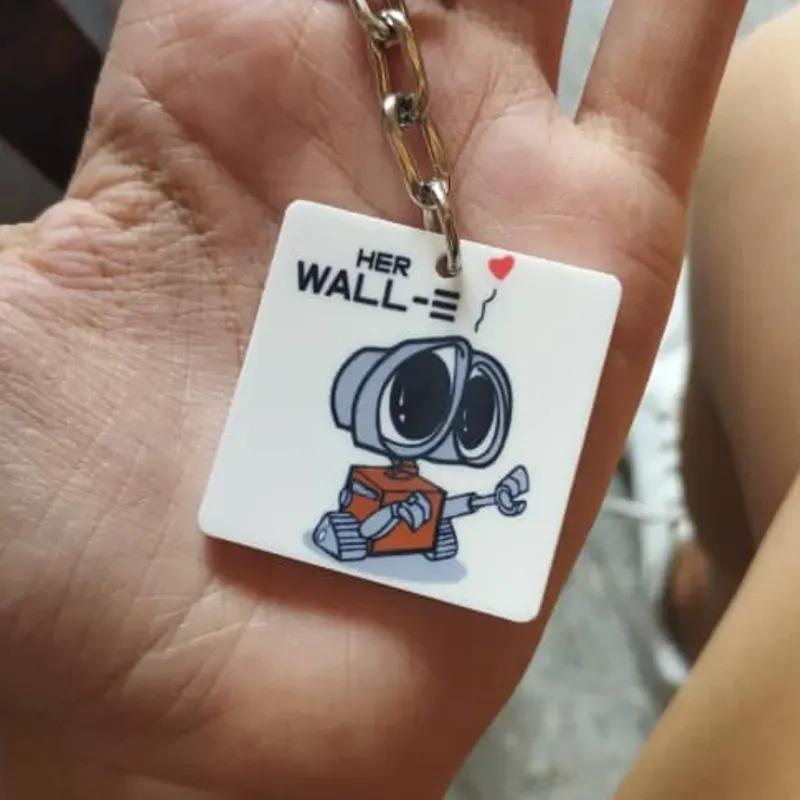 Llavero Personalizado cuadrado 