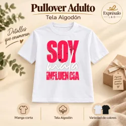 Pullover Algodón con Foto (adultos)