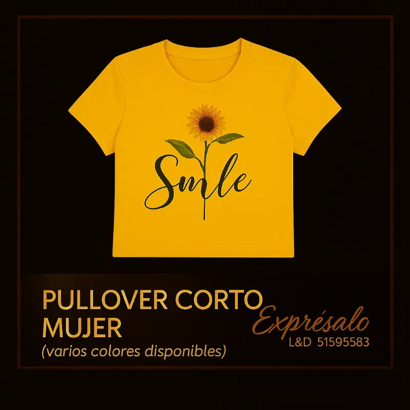 Pullover corto sublimados