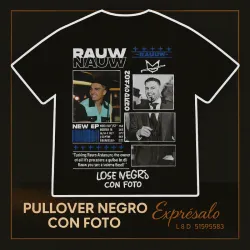 Pullover de colores con fotos