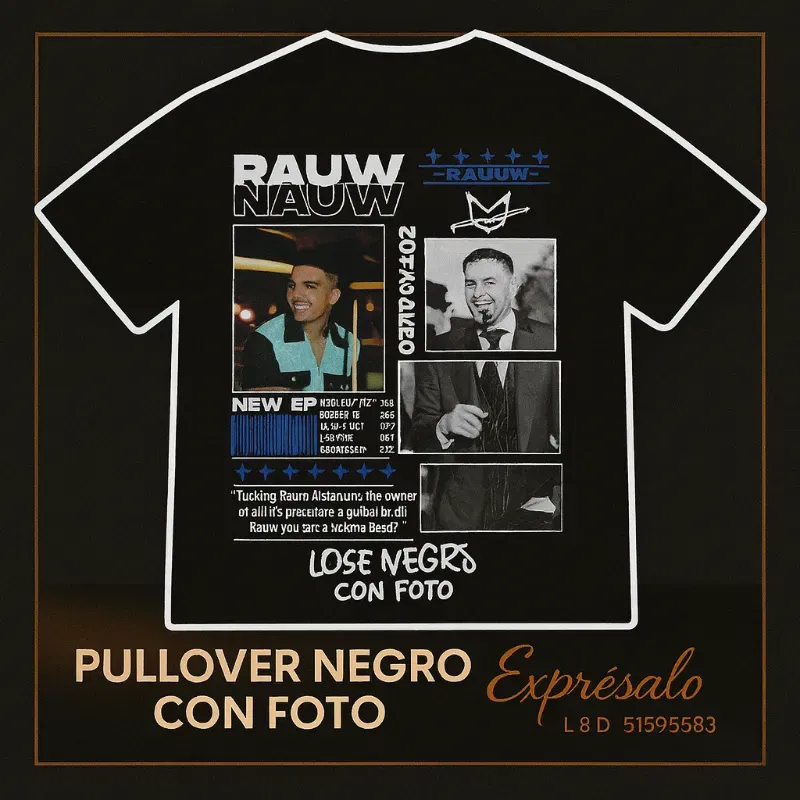Pullover de colores con fotos