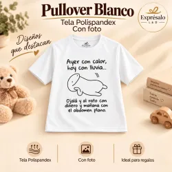 Pullover Polispandex Blanco (adulto)