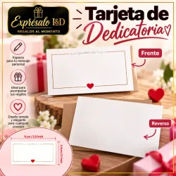 Tarjeta Dedicatoria