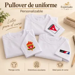 Uniforme escolar (pullover con distintivos)