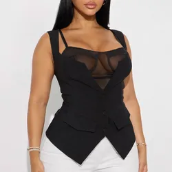 2 Piece Vest Set Fashion Nova