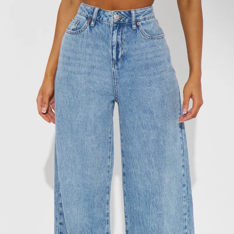Solange Baggy Wide Leg Jeans Fashion Nova 