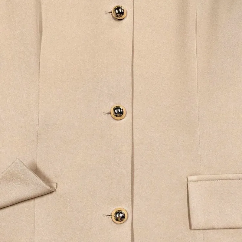 Breasted Vest and Shorts 2 Pieces Set