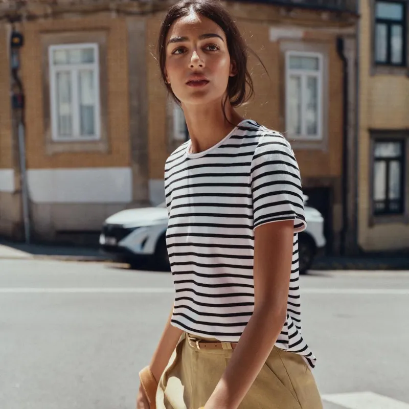 Camiseta de rayas Zara