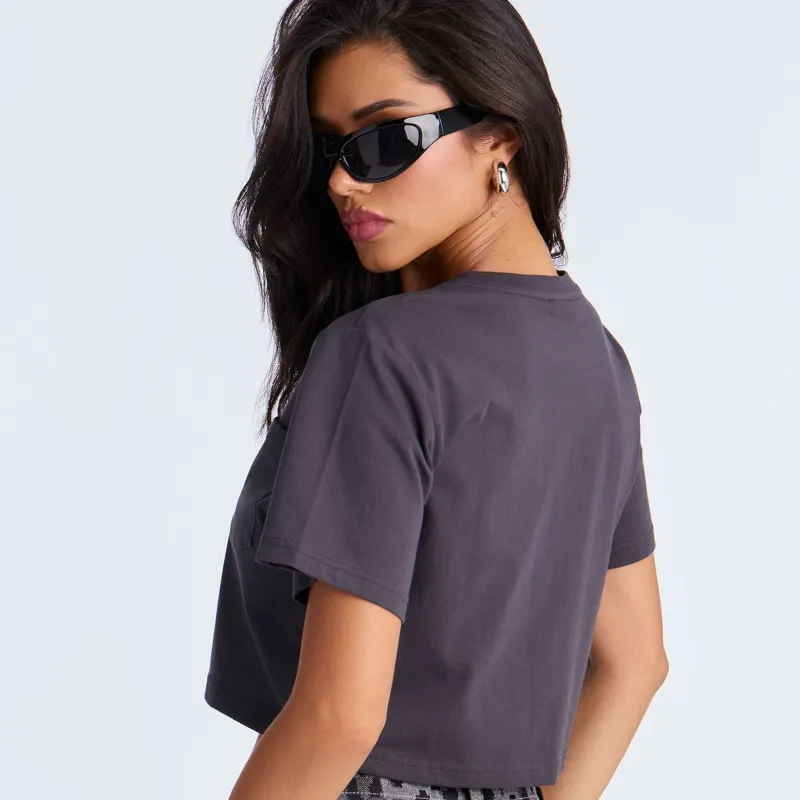 Elisa Relaxed Crop Tee Fashion Nova