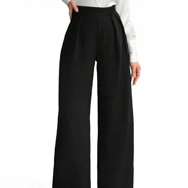 Pant Chic Pleated High Waisted 