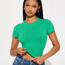Anna Crew Crop Top Fashion Nova