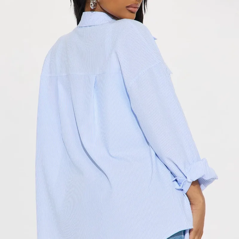 Pinstripe Shirt Fashion Nova