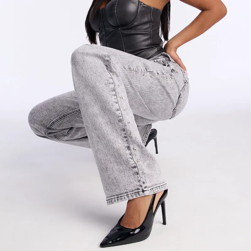 Shining Star Embellished Jeans Fashion Nova