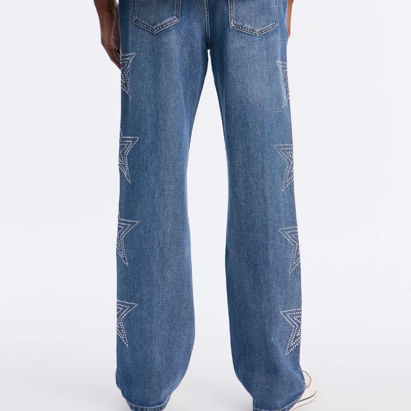  Stars Jeweled Jean Nova Men