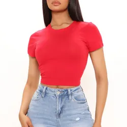 Anna Crew Crop Top Fashion Nova