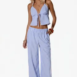 Two Piece Set Striped