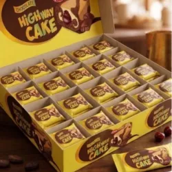 Caja de panquesitos rellenos de chocolate