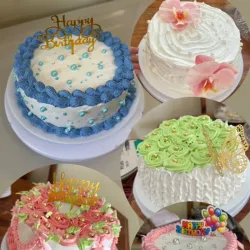 Pastel básico de vainilla o coco