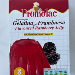 Gelatina de frambuesa 