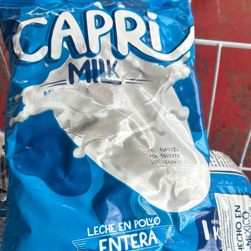 Leche entera  en polvo 