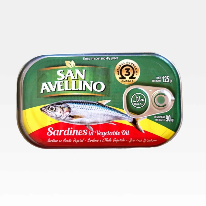 Sardinas en aceite vegetal 