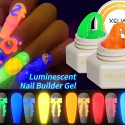 Esmalte de uñas en gel noctilucente de extensión rápida