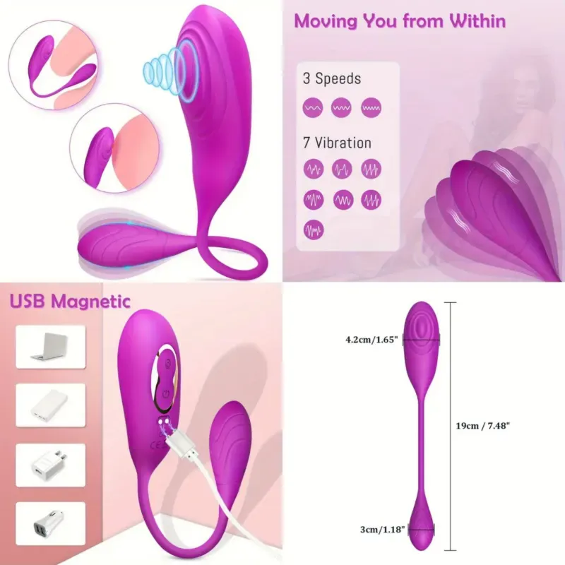 ⚜️ Vibrador 2 en 1