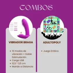 Vibrador braga + Adultopoly