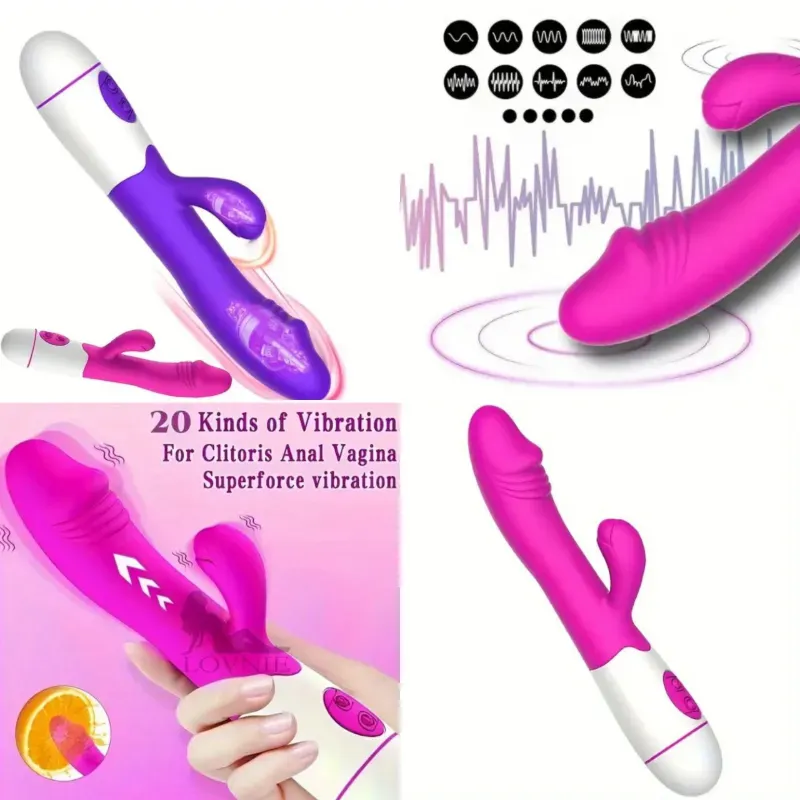 ⚜️ Conejito Vibrador/ Estimulador de Clítoris y Punto G