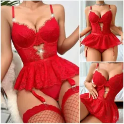 ‎🔥🍒 Body estilo Corset con Medias  (no incluye medias)