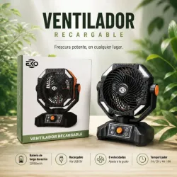 Ventilador recargable 20000mAh