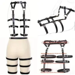 ‎⚜️ Pantalones de Arnés de Cuero