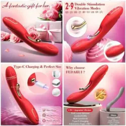⚜️ Conejito Vibrador de 4 Puntos