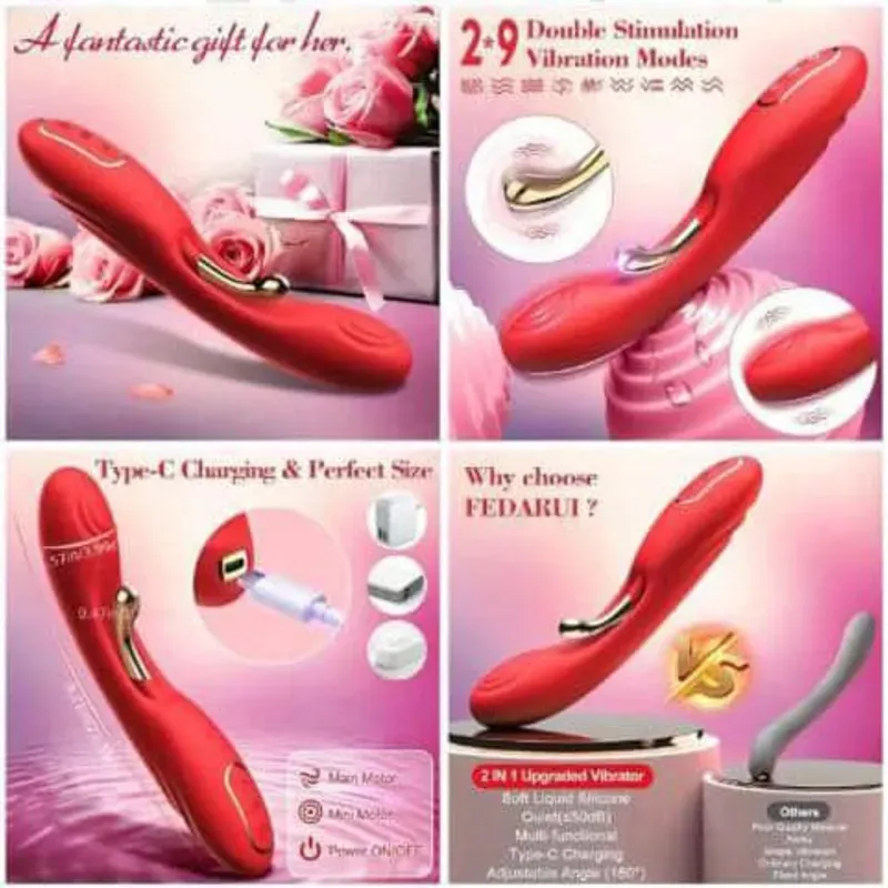 ⚜️ Conejito Vibrador de 4 Puntos